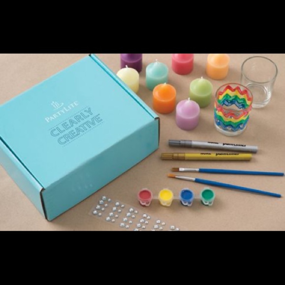 * NIB * PartyLite Votive Holder Decorating Kit